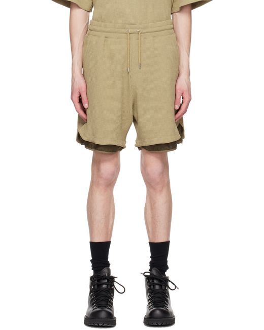 Meanswhile Tan Easy Shorts