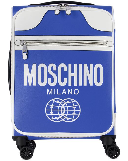 Moschino Double Smiley Suitcase