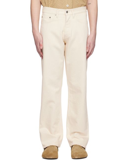 Sunflower Beige Relaxed-Fit Jeans