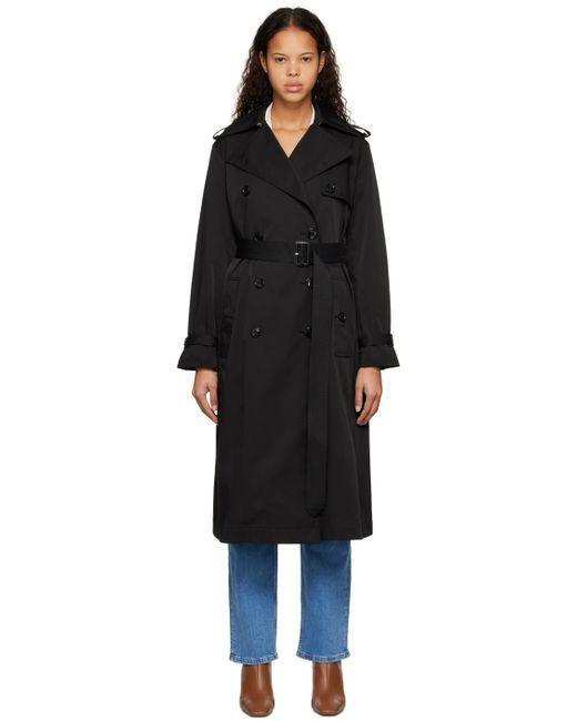 Boss Double-Breasted Trench Coat