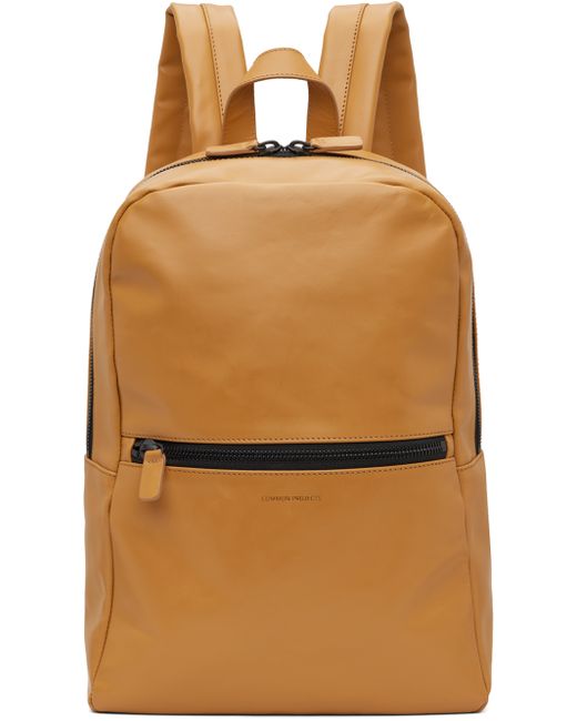 Common Projects Tan Simple Backpack