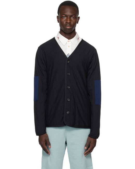 PS Paul Smith Navy Quilted Jacket