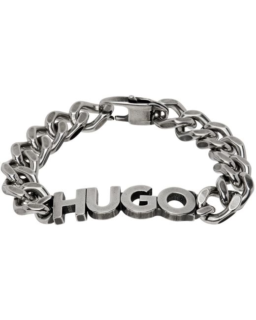Hugo Boss Logo Plaque Bracelet