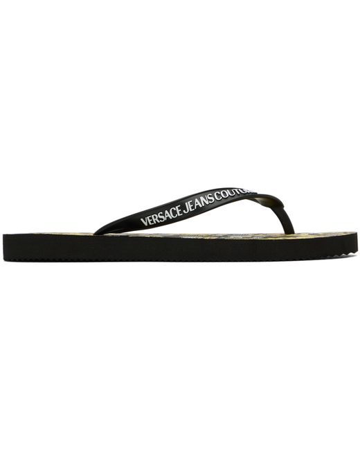 Versace Jeans Couture Printed Flip Flops