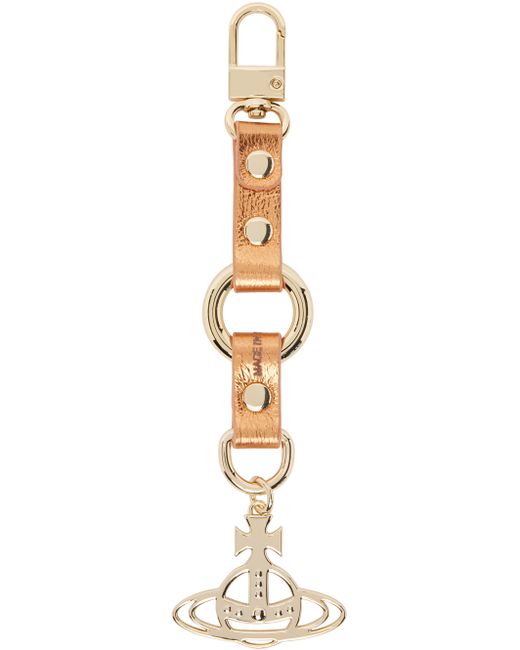Vivienne Westwood Copper Crinkle Keychain