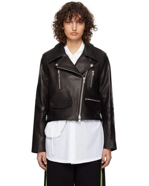 TheOpen Product Zipped Leather Jacket
