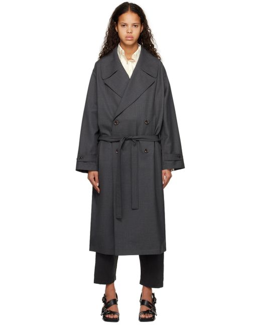 Lemaire Double-Breasted Trench Coat