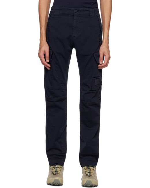 CP Company Navy Garment-Dyed Cargo Pants