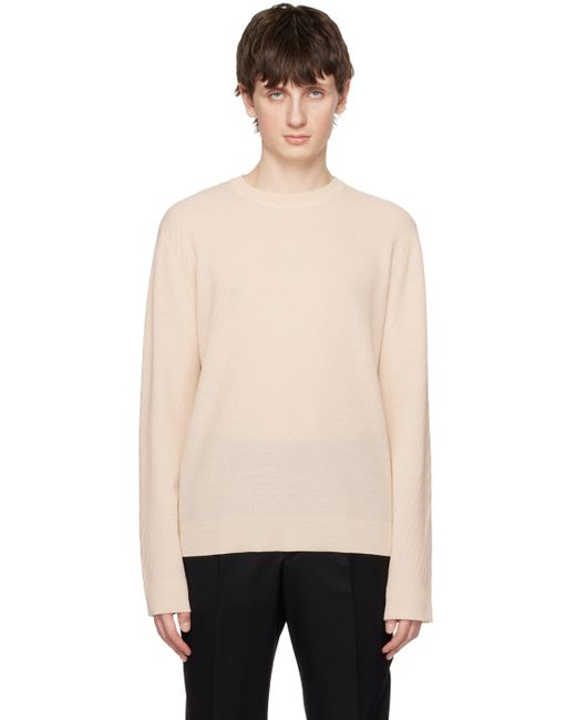 Solid Homme Open Work Sweater