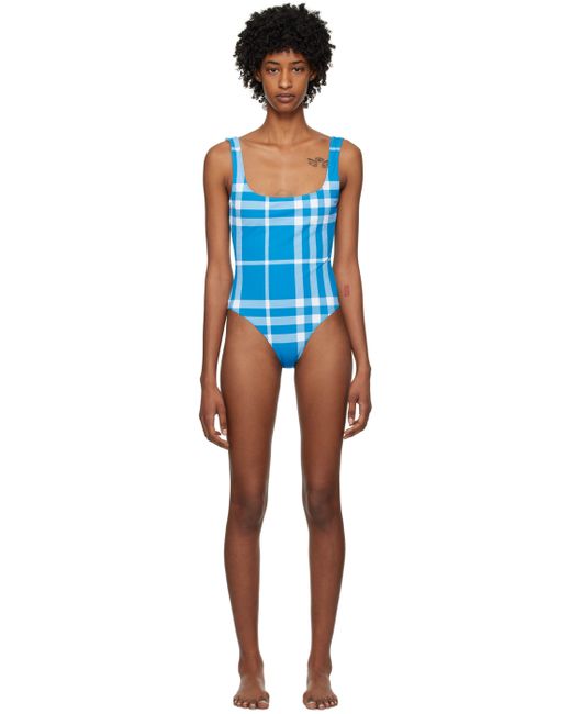 Burberry Check One-Piece Swimsuit