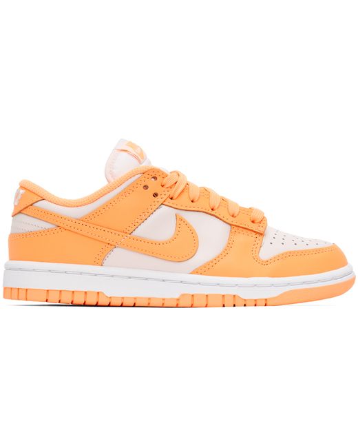 Nike Orange Off-White Dunk Low Sneakers