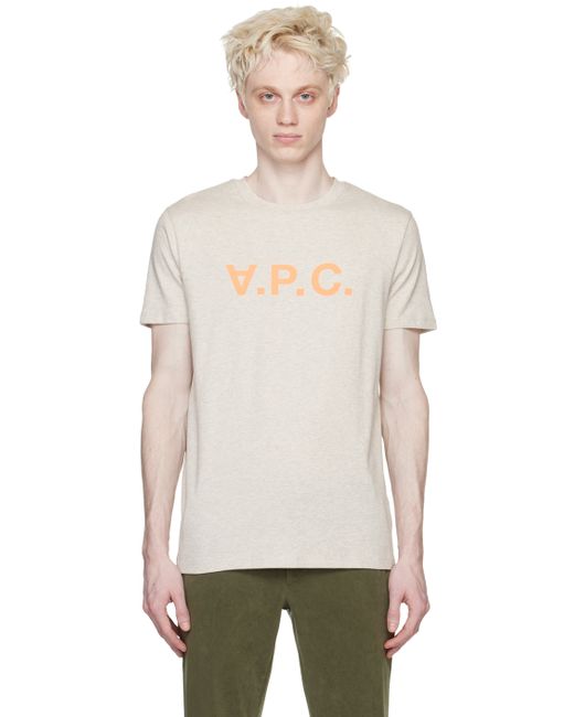 A.P.C. . Gray VPC H T-Shirt