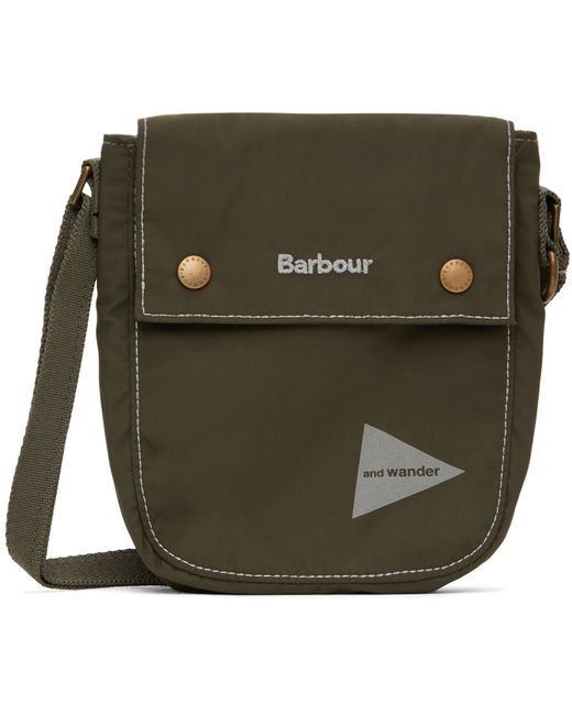 Barbour And Wander Edition Logo Messenger Bag
