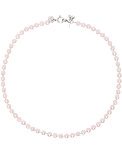 D'heygere Pink Toi Et Moi Necklace