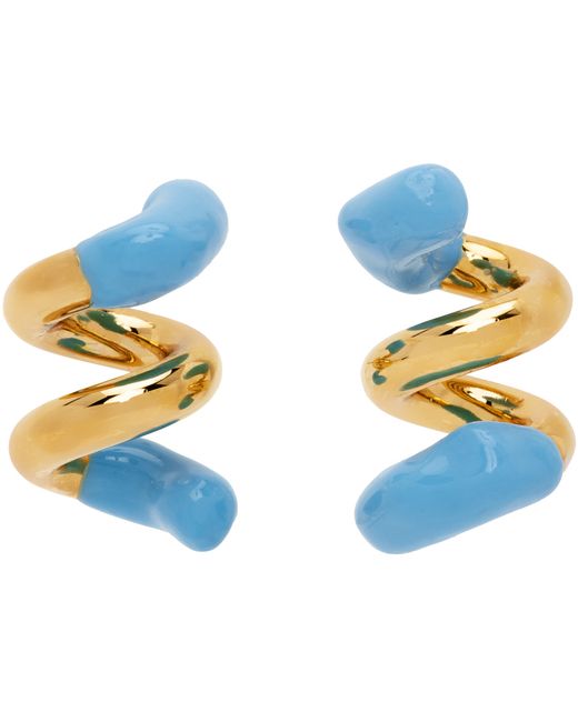 Sunnei Gold Fusillo Earrings