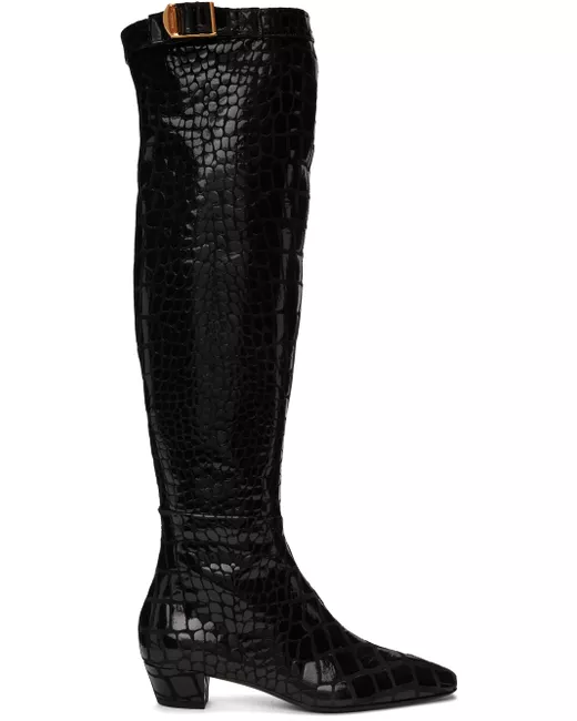 Tom Ford Printed Leather Boots
