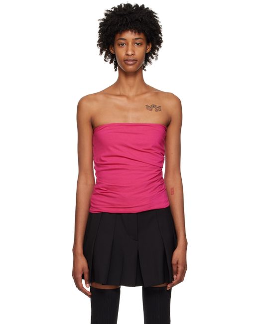 Helmut Lang Exclusive Ruched Tube Top