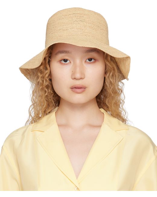 Max Mara Tan Blanc Hat