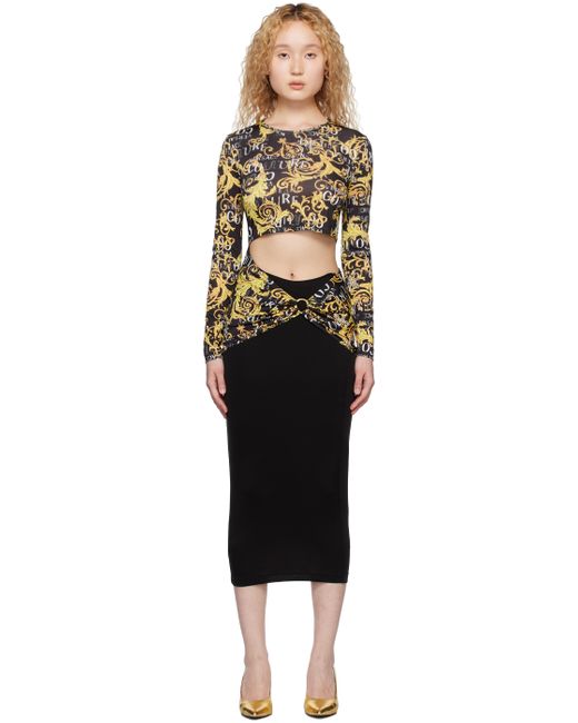 Versace Jeans Couture Printed Midi Dress