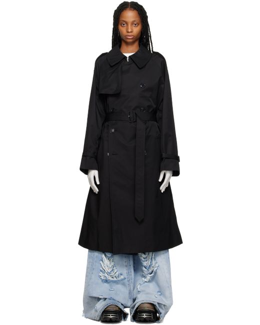 Vetements Double-Breasted Trench Coat