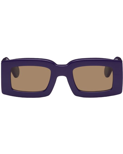 Jacquemus Purple Le Raphia Les Lunettes Tupi Sunglasses