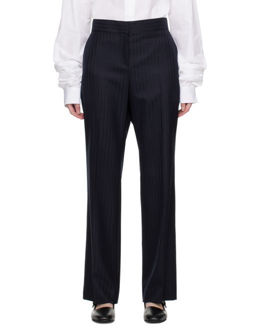 The Row Navy Baer Trousers