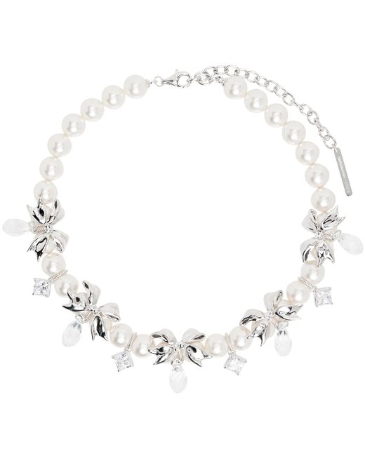 Shushu-Tong Crystal Bow Necklace