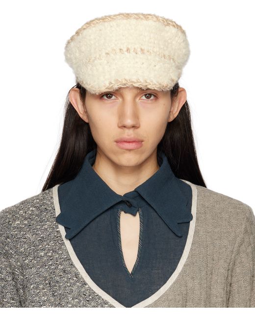 Solitude Studios Exclusive Off-White Crochet Hat