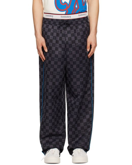 Tommy Jeans Gray Checkerboard Sweatpants