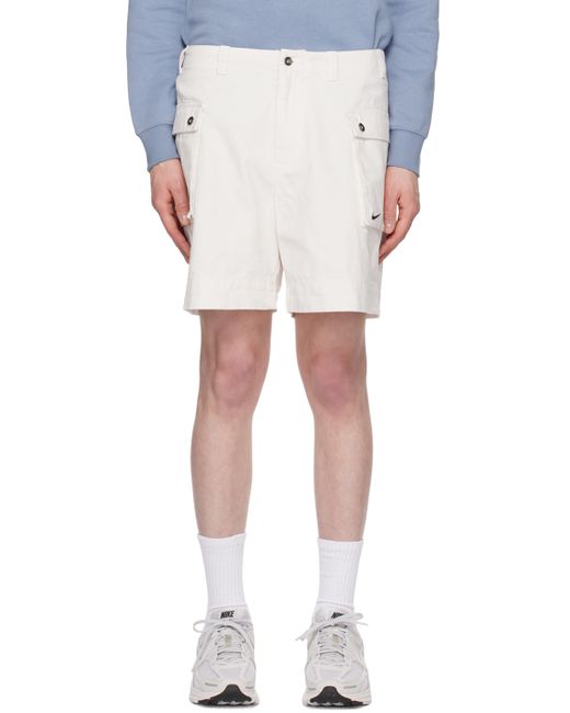 Nike White P44 Shorts