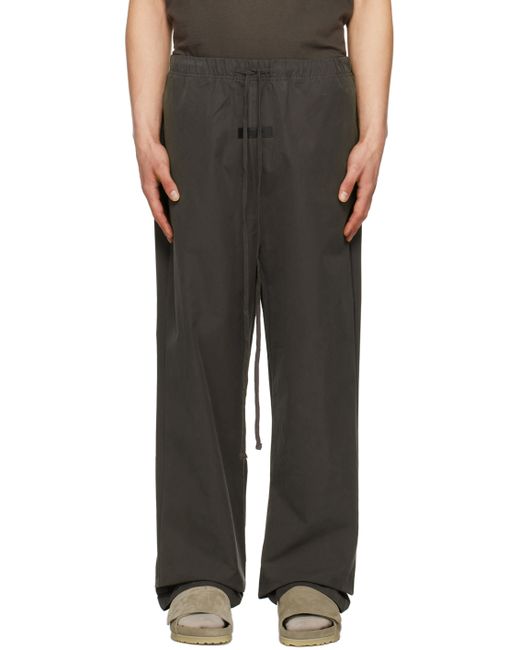 Essentials Gray Relaxed Track Pants