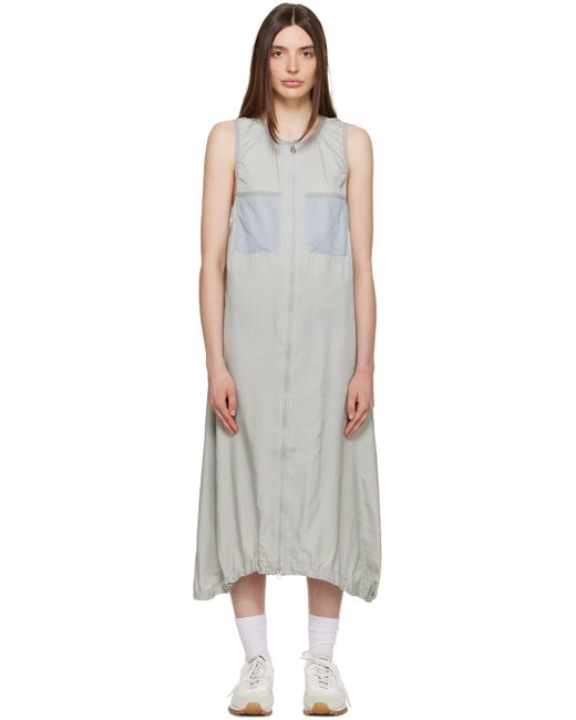 TheOpen Product Gray Camper Midi Dress