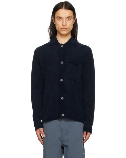 Norse Projects Navy Erik Cardigan