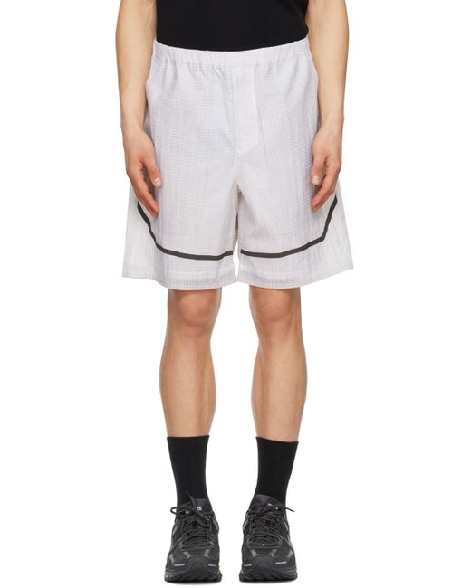 Norse Projects ARKTISK Off-White Taped Seam Shorts