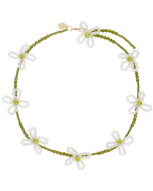 Simone Rocha Beaded Flower Necklace