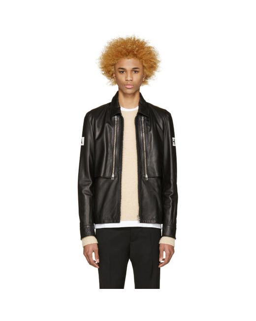 Hood By Air Leather Double Zip Shirt