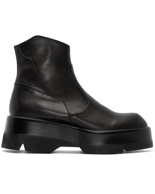 Julius Leather Split Boots
