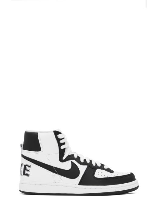 Comme Des Garçons Homme Plus White Nike Edition Terminator High Sneakers