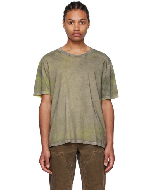 Notsonormal Taupe Sprayed T-Shirt