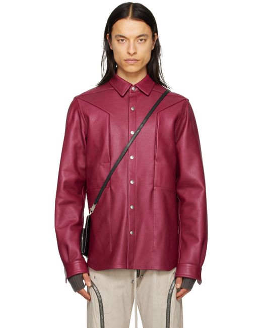 Rick Owens Fogpocket Leather Jacket