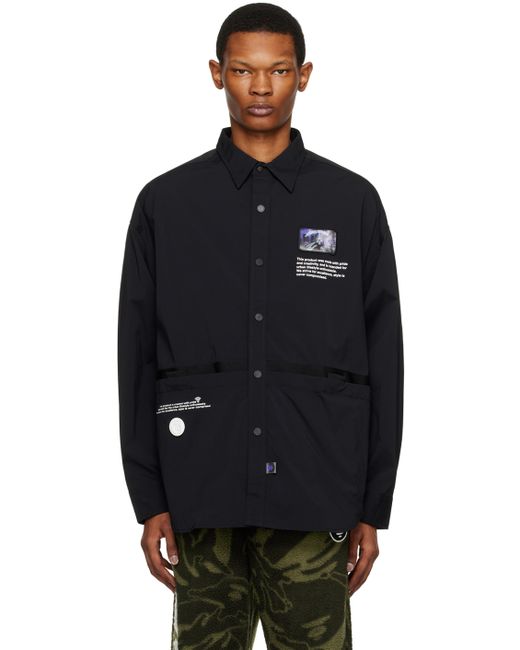 AAPE by A Bathing Ape Holographic Patch Shirt