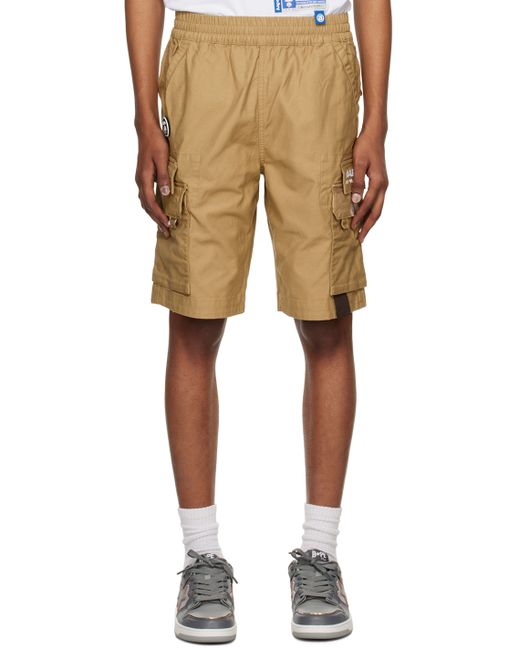 AAPE by A Bathing Ape Moonface Patch Cargo Shorts