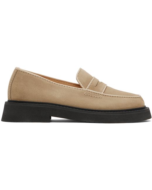 A.P.C. . Taupe Gael Loafers