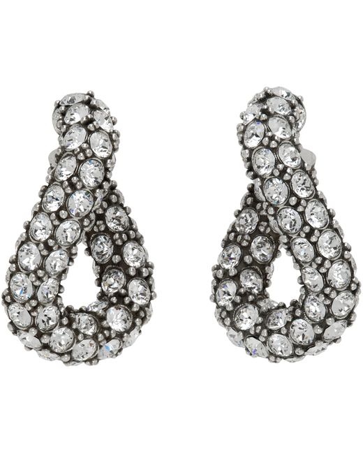 Isabel Marant Silver Funky Ring Earrings