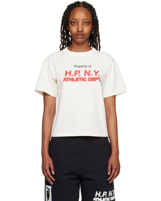 Heron Preston White H.P. N.Y. T-Shirt