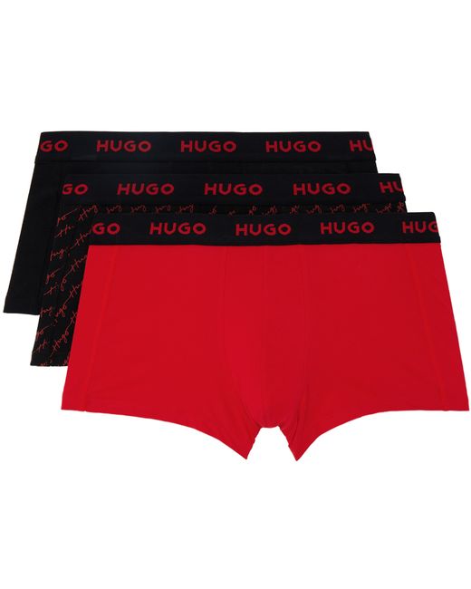 Hugo Boss Three-Pack Multicolor Graphic Boxers