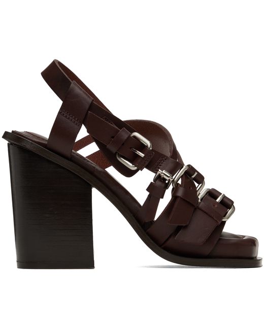 Lemaire Square Heeled 100 Sandals