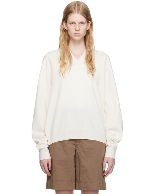 Lemaire Off V-Neck Sweater