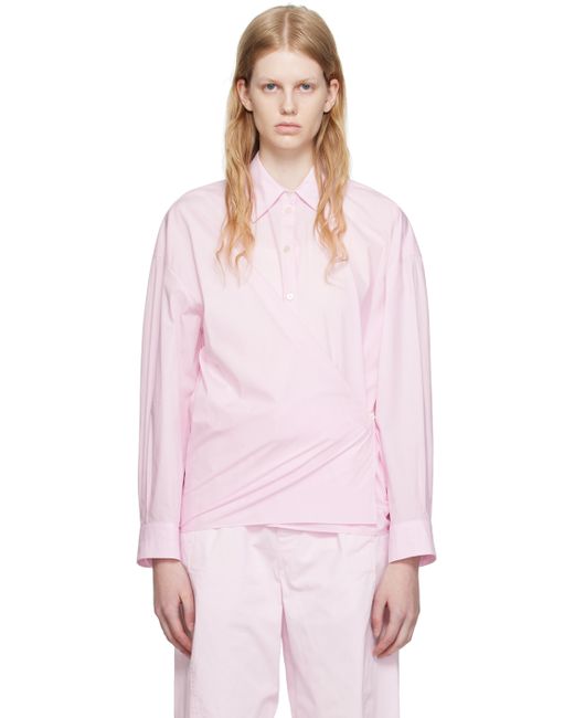 Lemaire Straight Collar Twisted Shirt