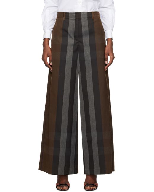 Burberry Check Trousers